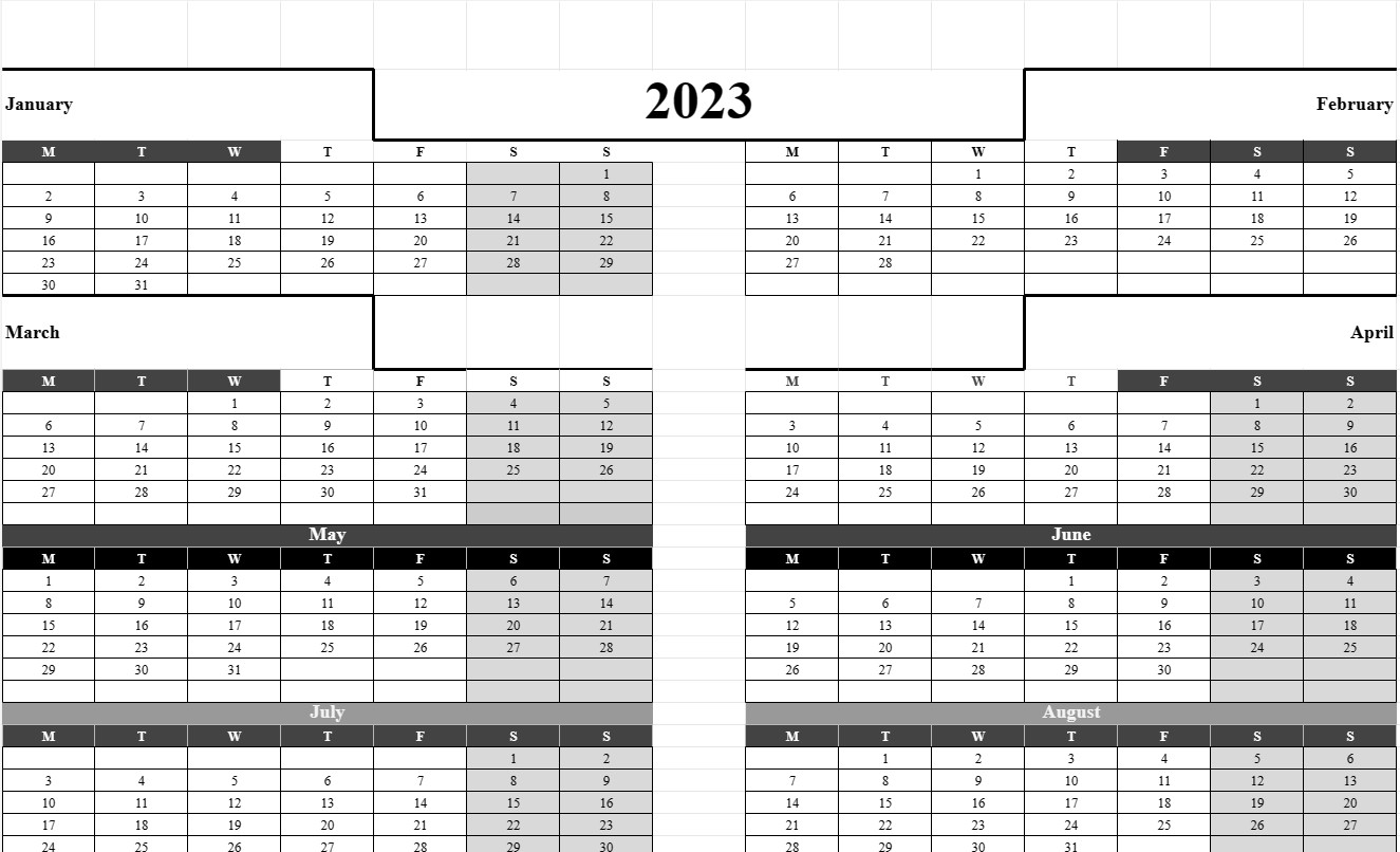 Metinis kalendorius 1